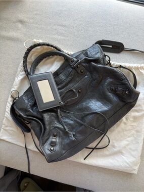 Vintage Balenciaga City Bag - Gris Fossile